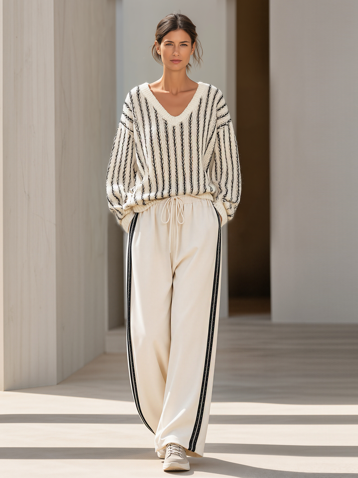 Women's Knitted Trouser Co-ord