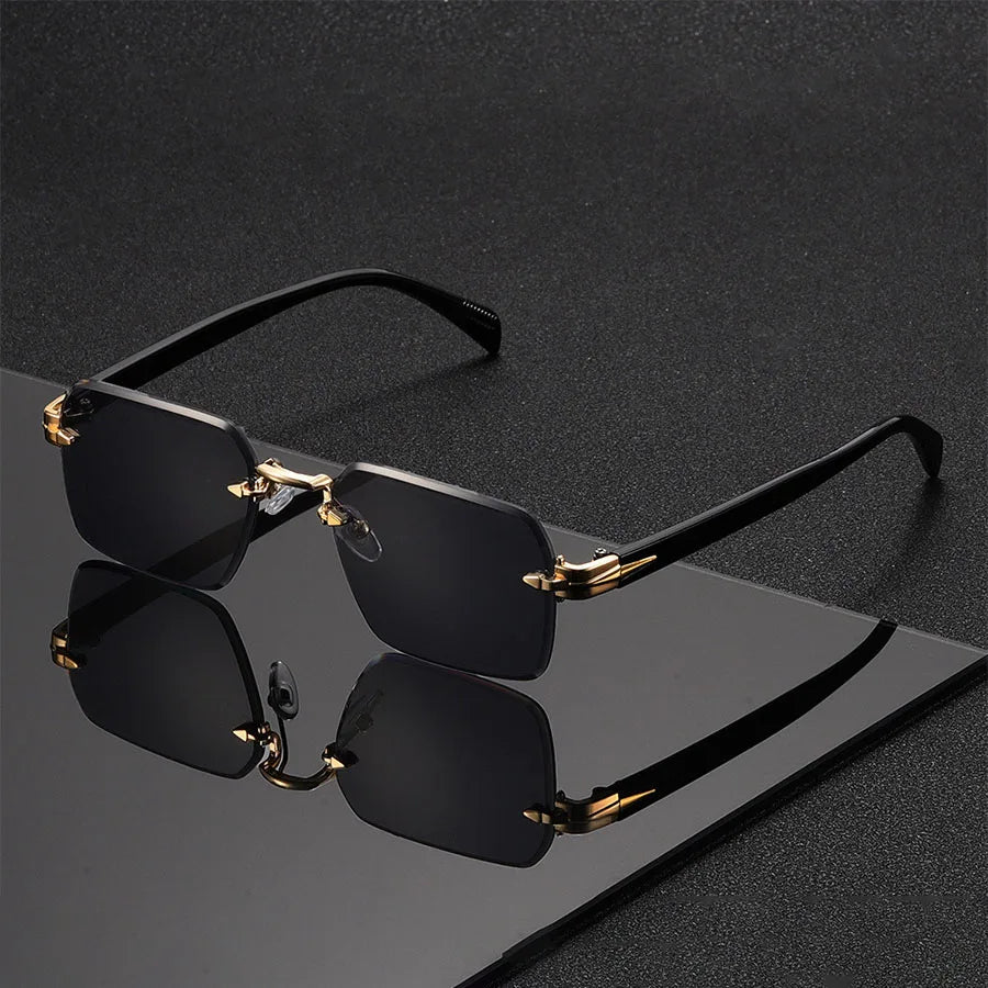 Rimless Gradient Sunglasses