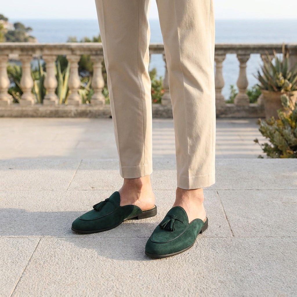 Men's Suede Mules