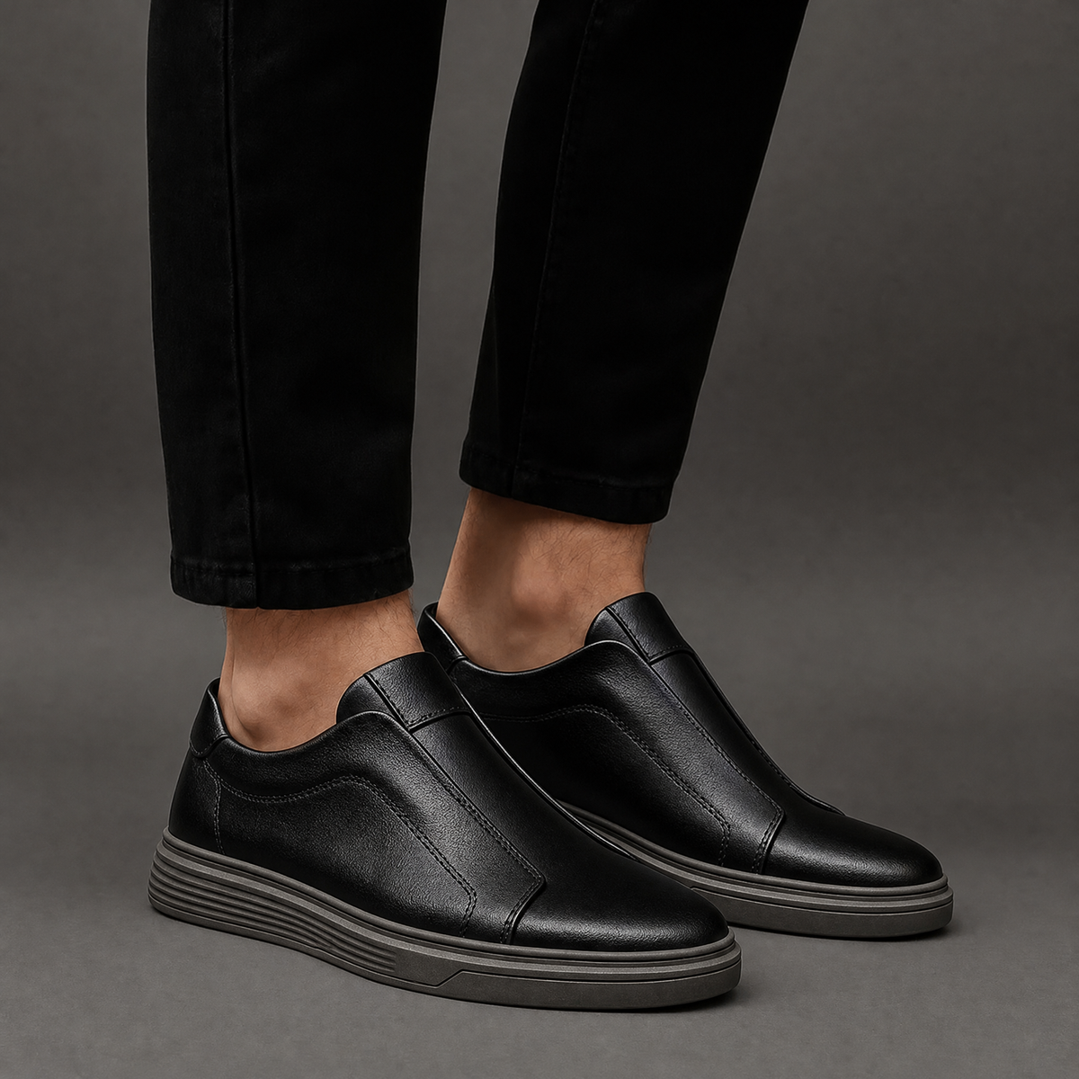 Men's Leather Trainers