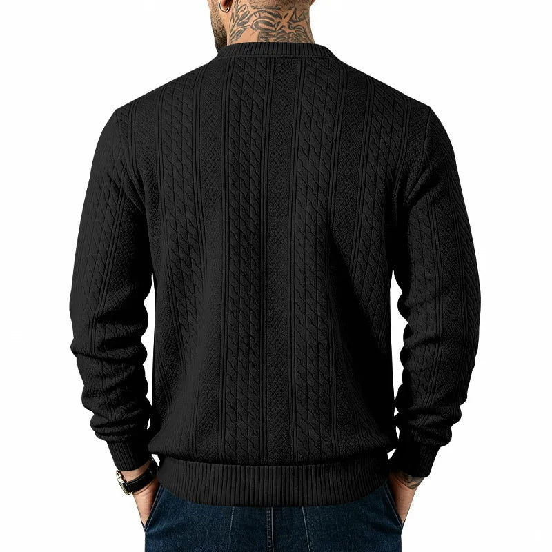 Men's Cable Knit Cardigan