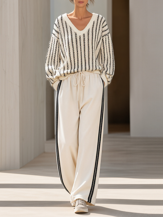 Women's Knitted Trouser Co-ord
