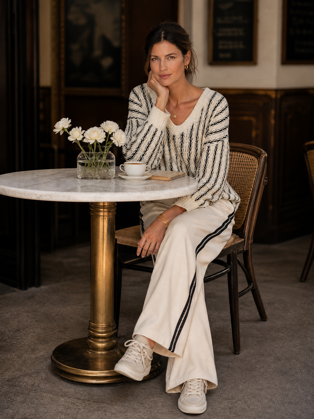 Women's Knitted Trouser Co-ord