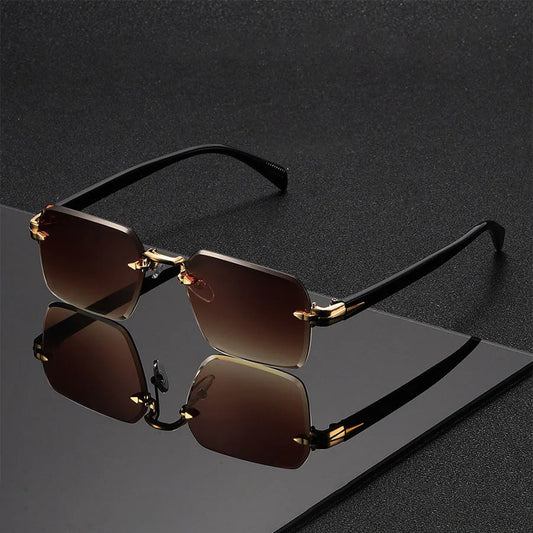 Rimless Gradient Sunglasses