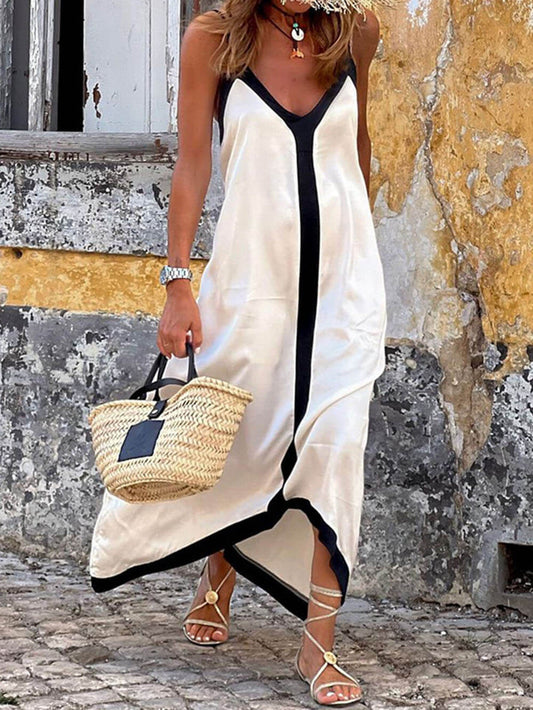 Colour Block Midi Dress
