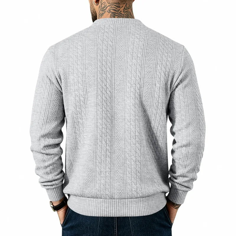 Men's Cable Knit Cardigan