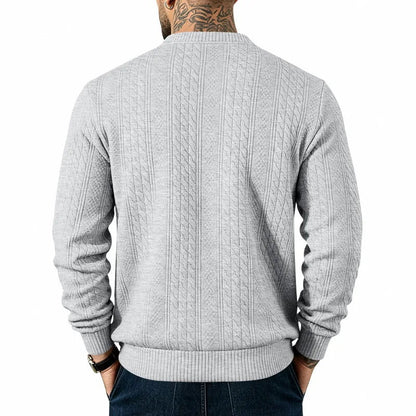 Men's Cable Knit Cardigan
