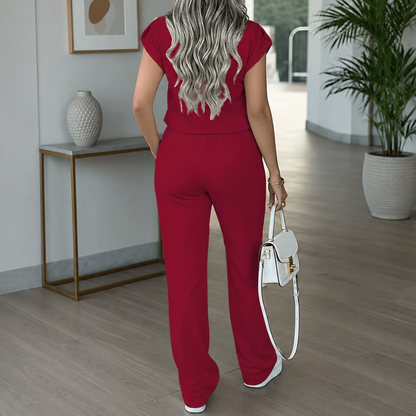 Women's Polo Shorts Set