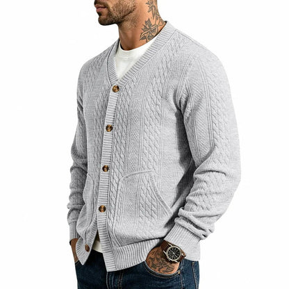 Men's Cable Knit Cardigan