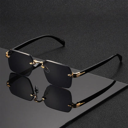 Rimless Gradient Sunglasses