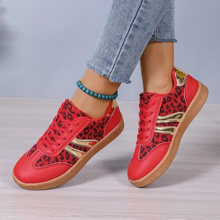 Women's Leopard Print Trainers