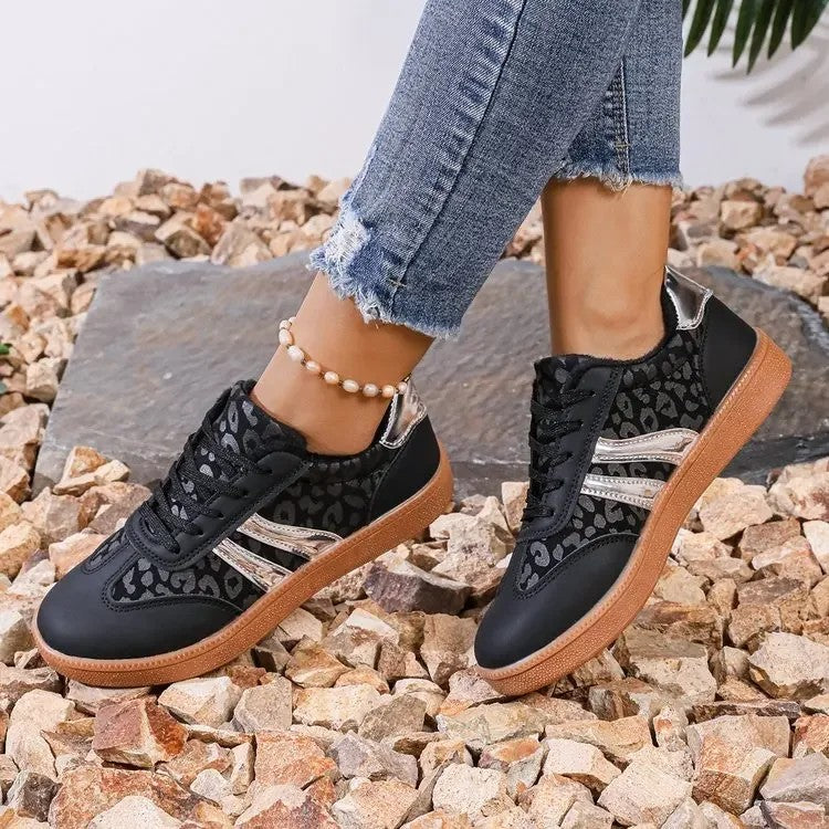 Women's Leopard Print Trainers