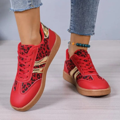 Women's Leopard Print Trainers