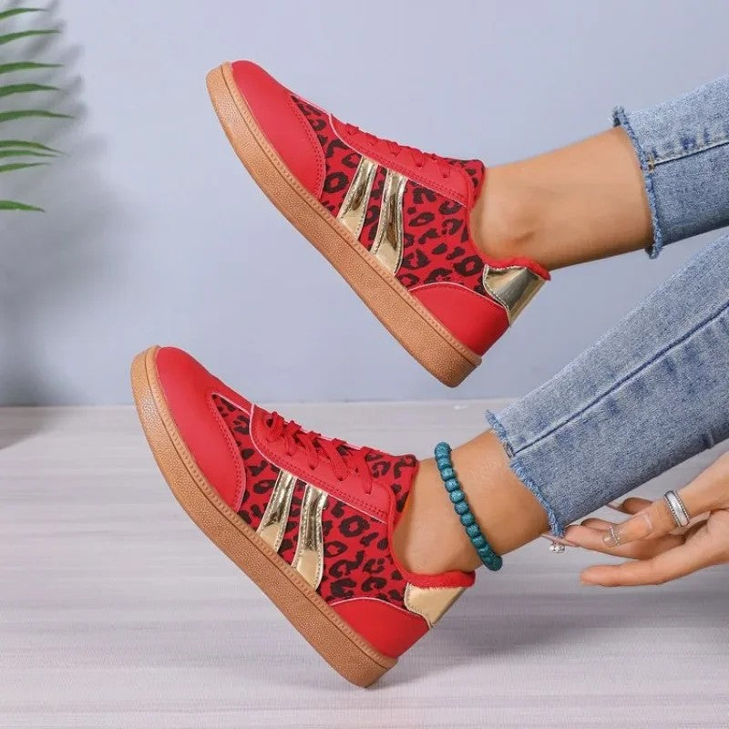 Women's Leopard Print Trainers