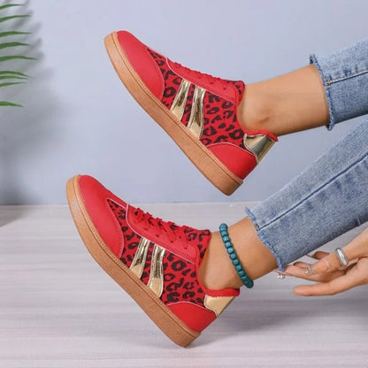 Women's Leopard Print Trainers
