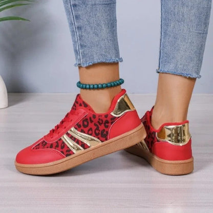 Women's Leopard Print Trainers
