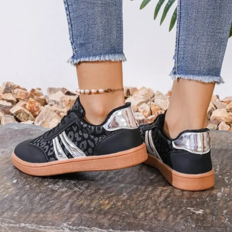 Women's Leopard Print Trainers
