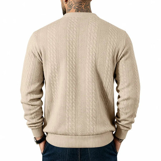 Men's Cable Knit Cardigan