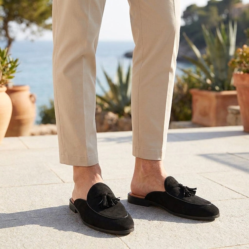 Men's Suede Mules