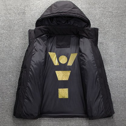 Men’s Winter Hooded Puffer Jacket