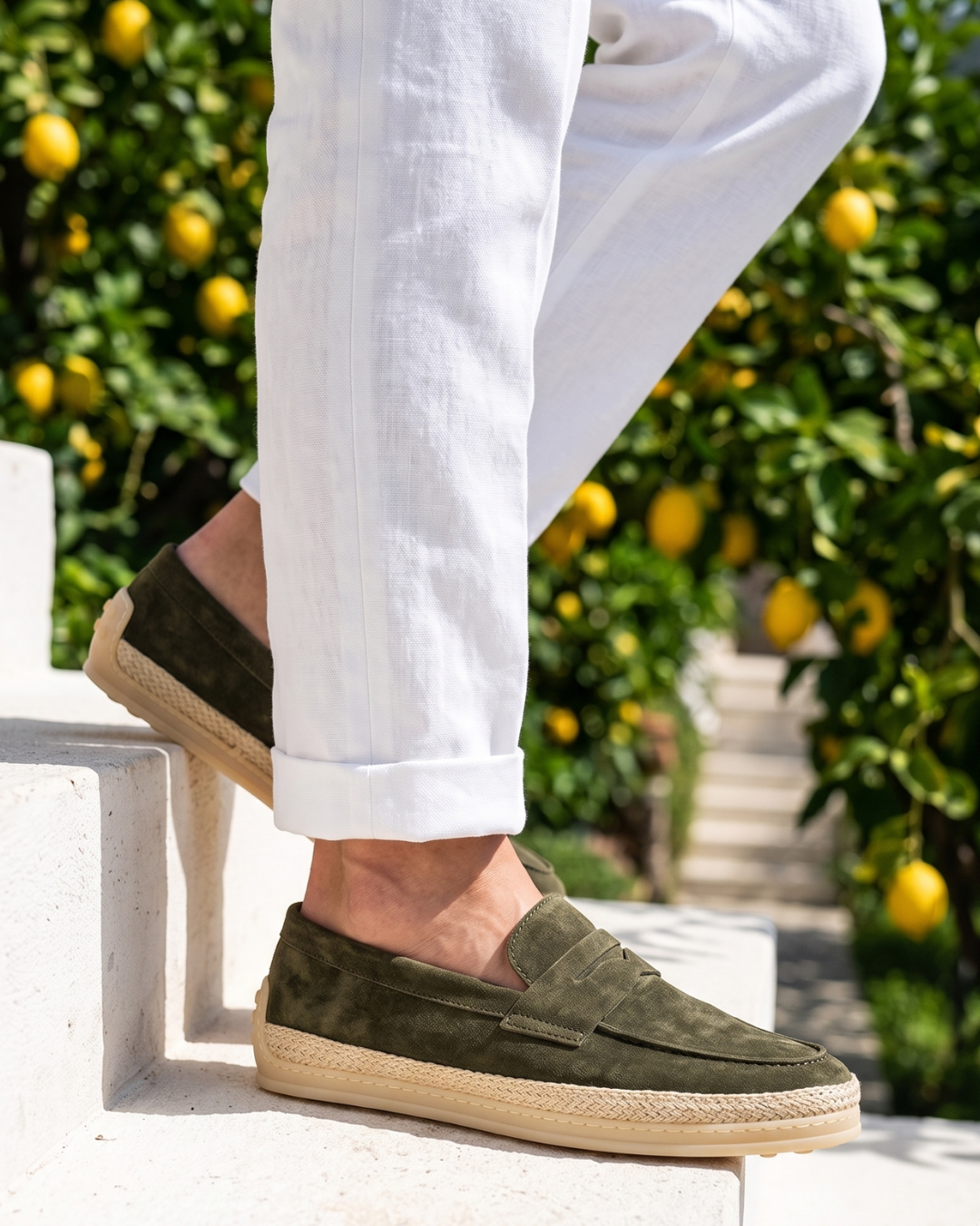 Men's Suede Driving Shoes