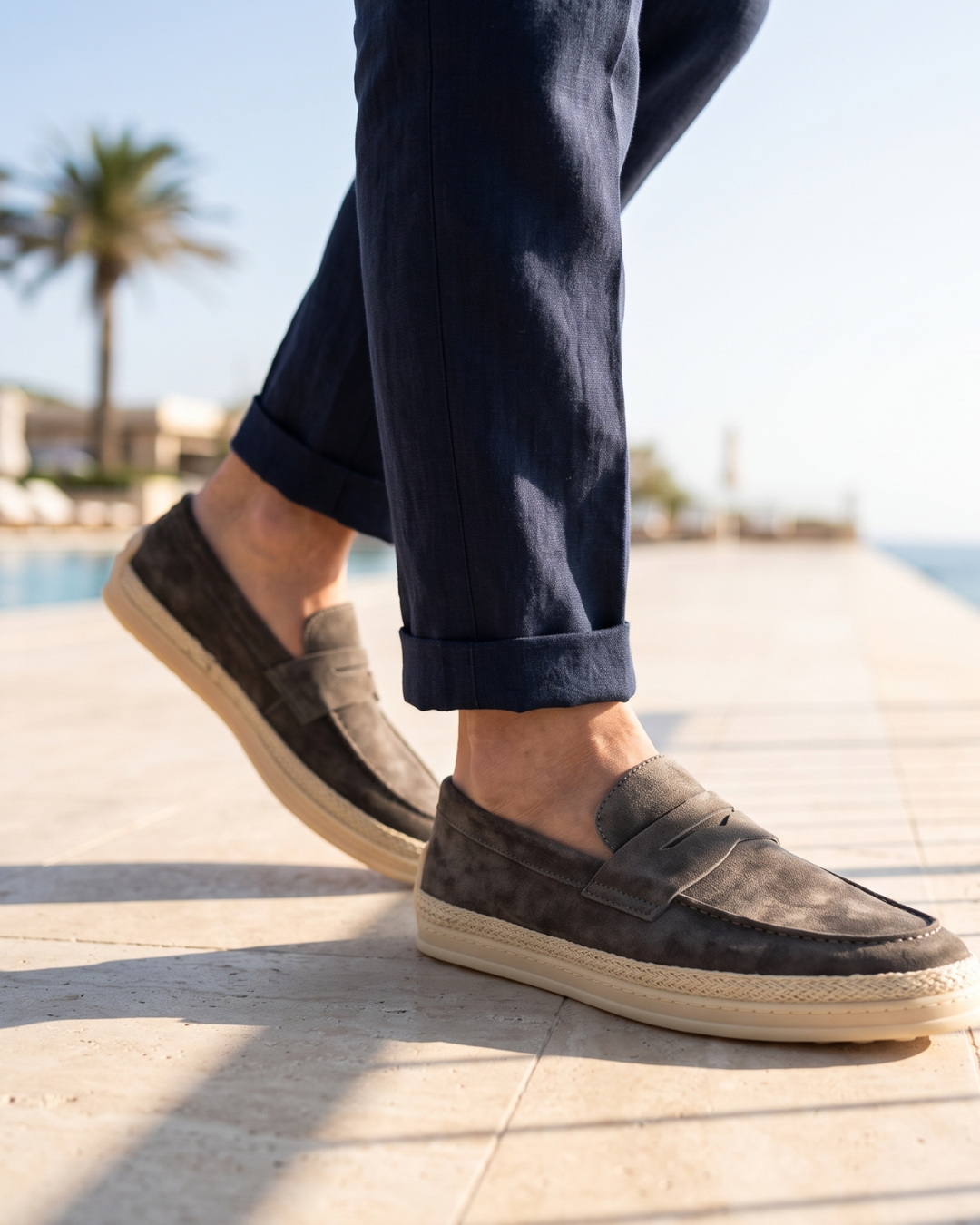 Men's Suede Driving Shoes