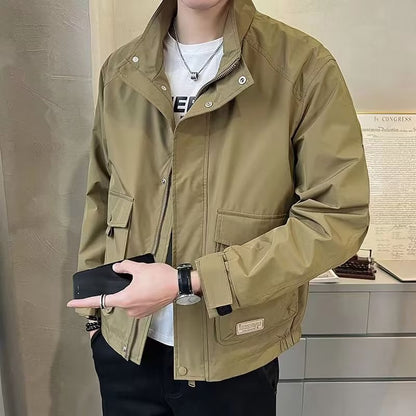 Men’s Casual Stand Collar Jacket