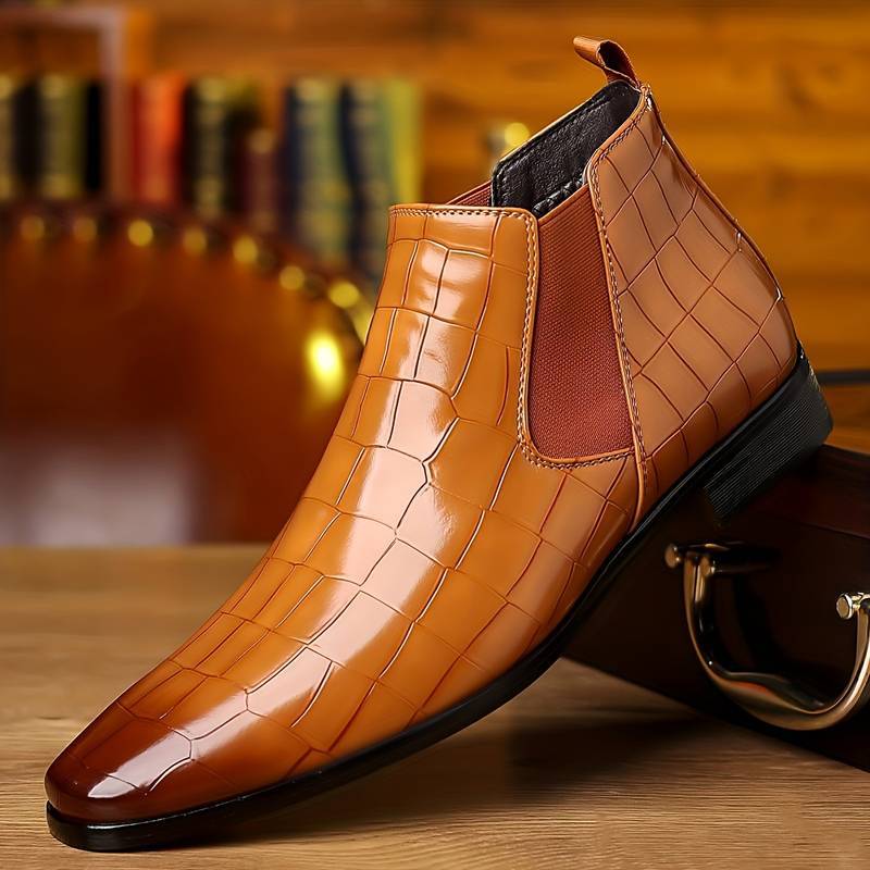 Men’s Square Toe Chelsea Boots