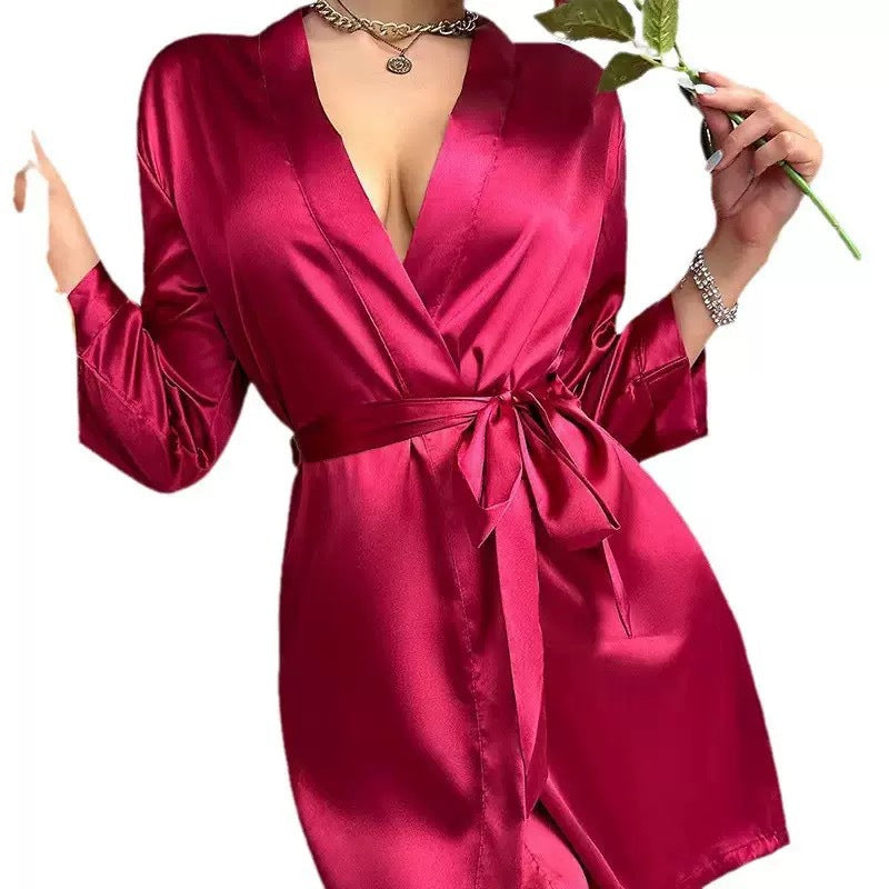 Womens Satin Nightgown Sleepwear
