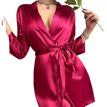 Womens Satin Nightgown Sleepwear