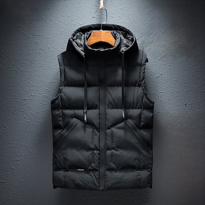 Mens Fleece-Lined Cotton Vest