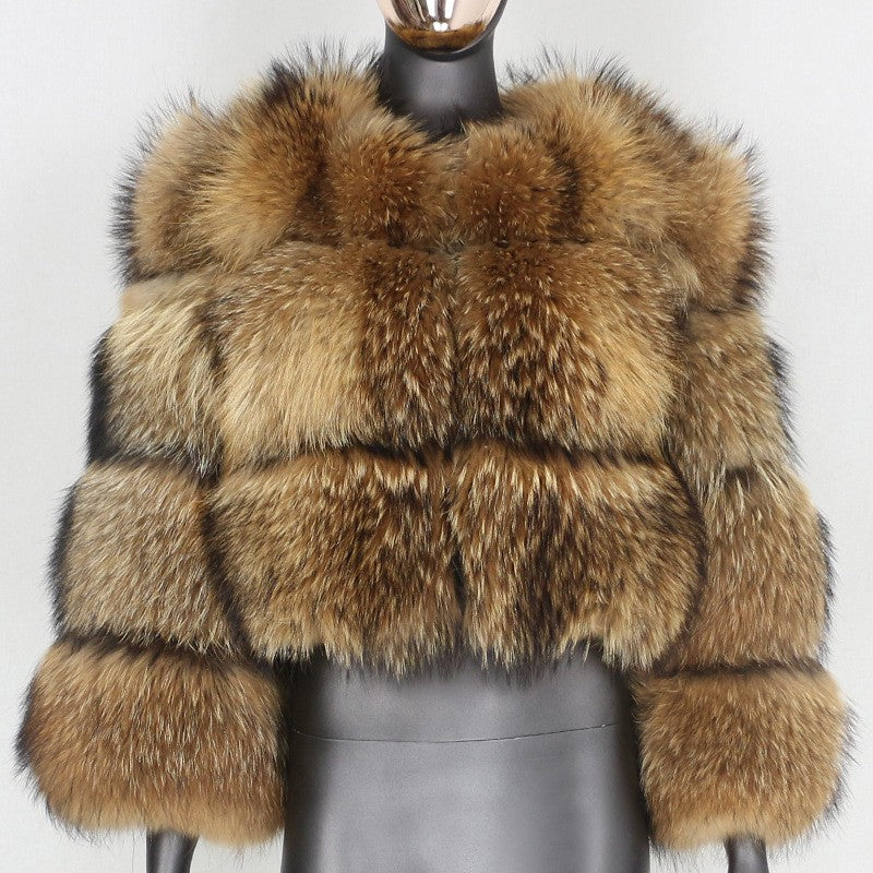 Winter fur coat
