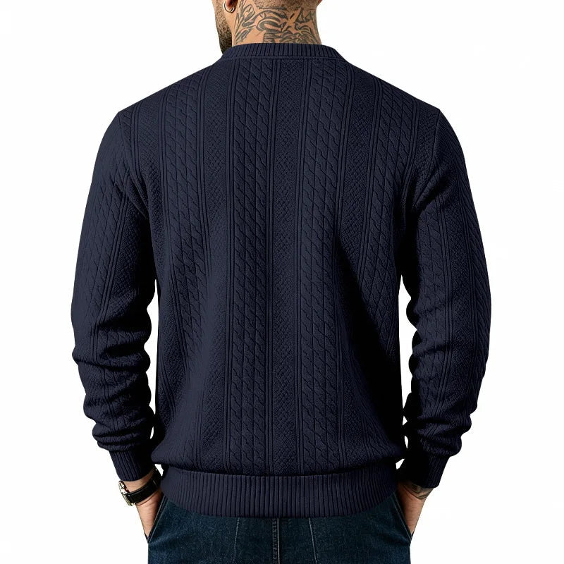 Men's Cable Knit Cardigan