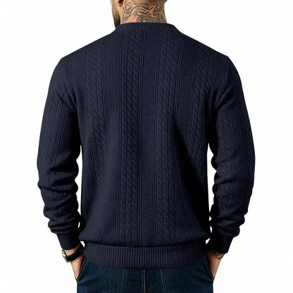 Men's Cable Knit Cardigan
