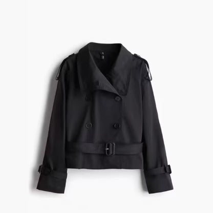 Women’s Belted Short Trench Coat