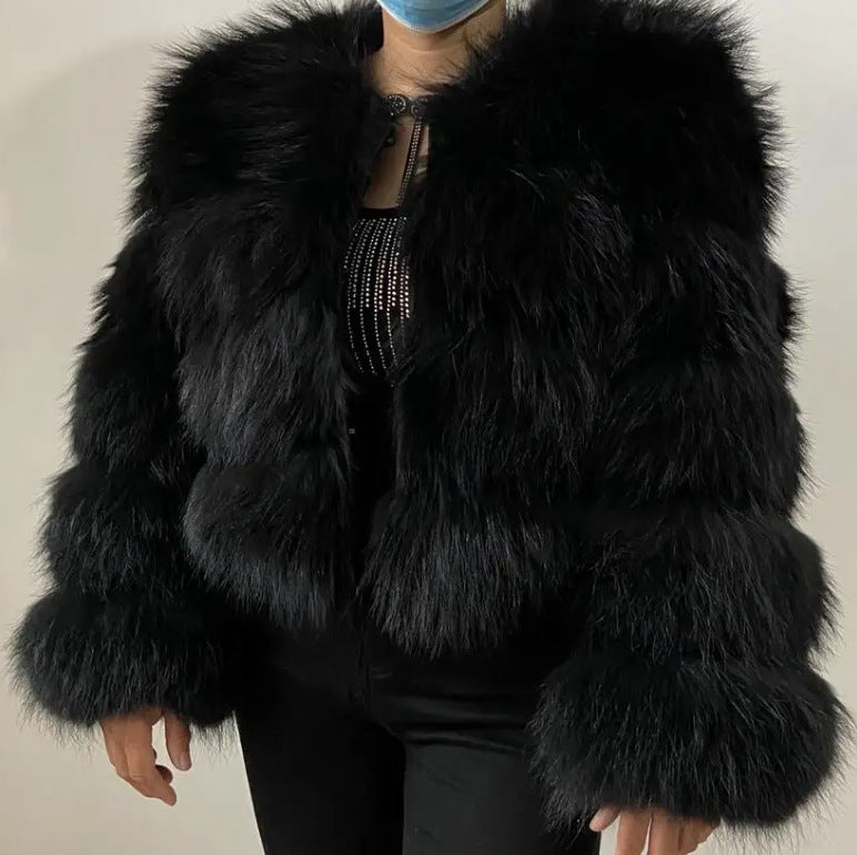 Winter fur coat