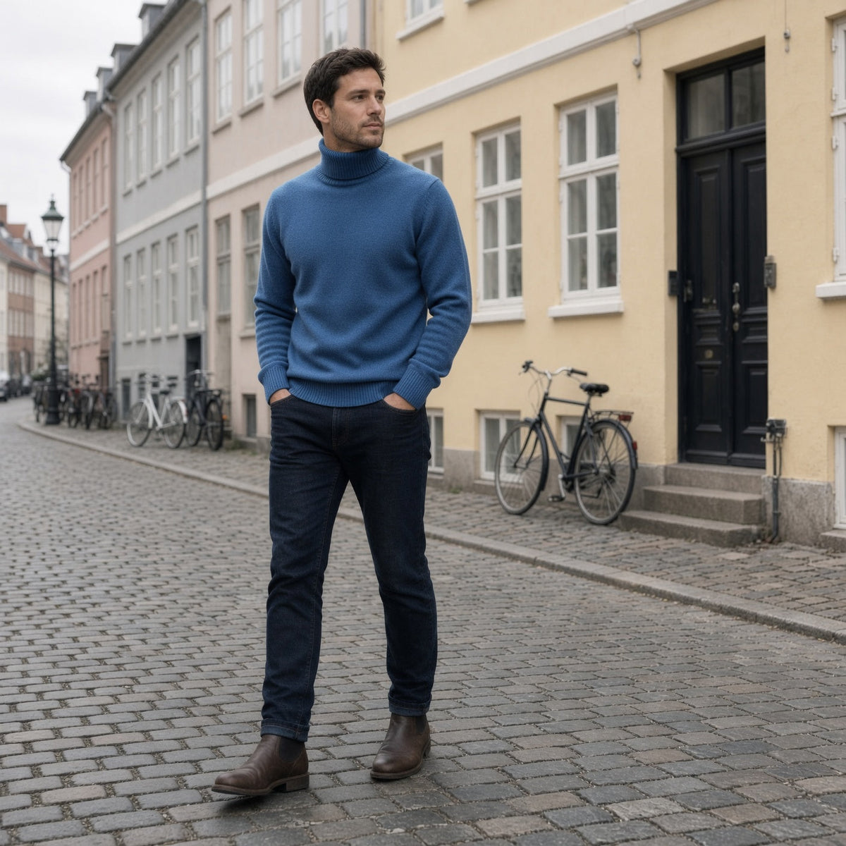 Men's Cashmere Turtleneck Jumper