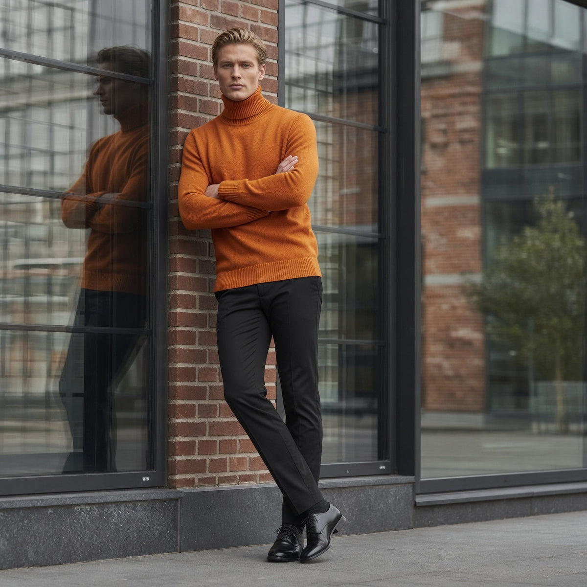 Men's Cashmere Turtleneck Jumper