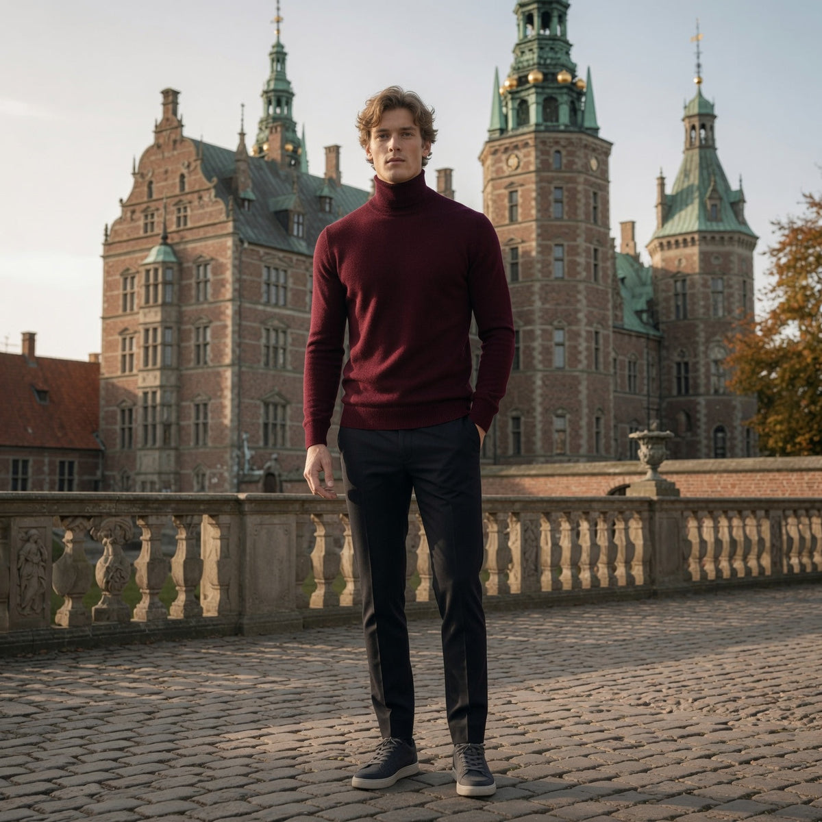 Men's Cashmere Turtleneck Jumper