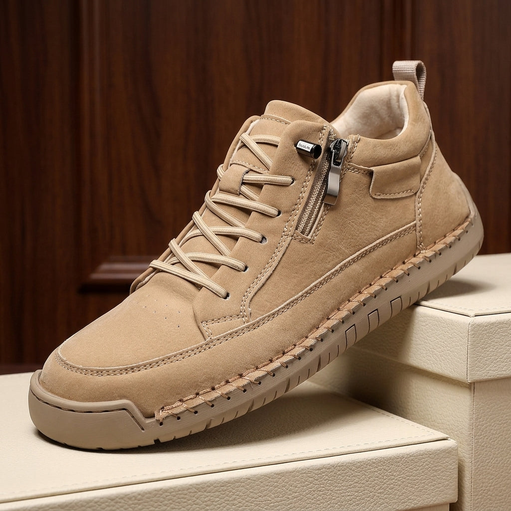 Men's Leather Lace-Up Boots
