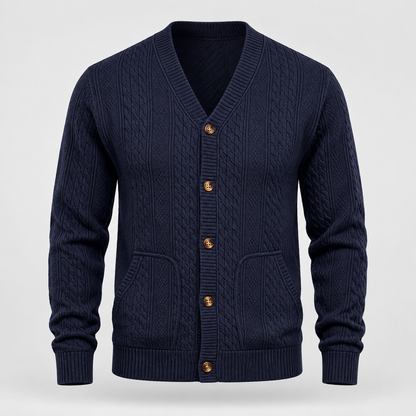 Men's Cable Knit Cardigan