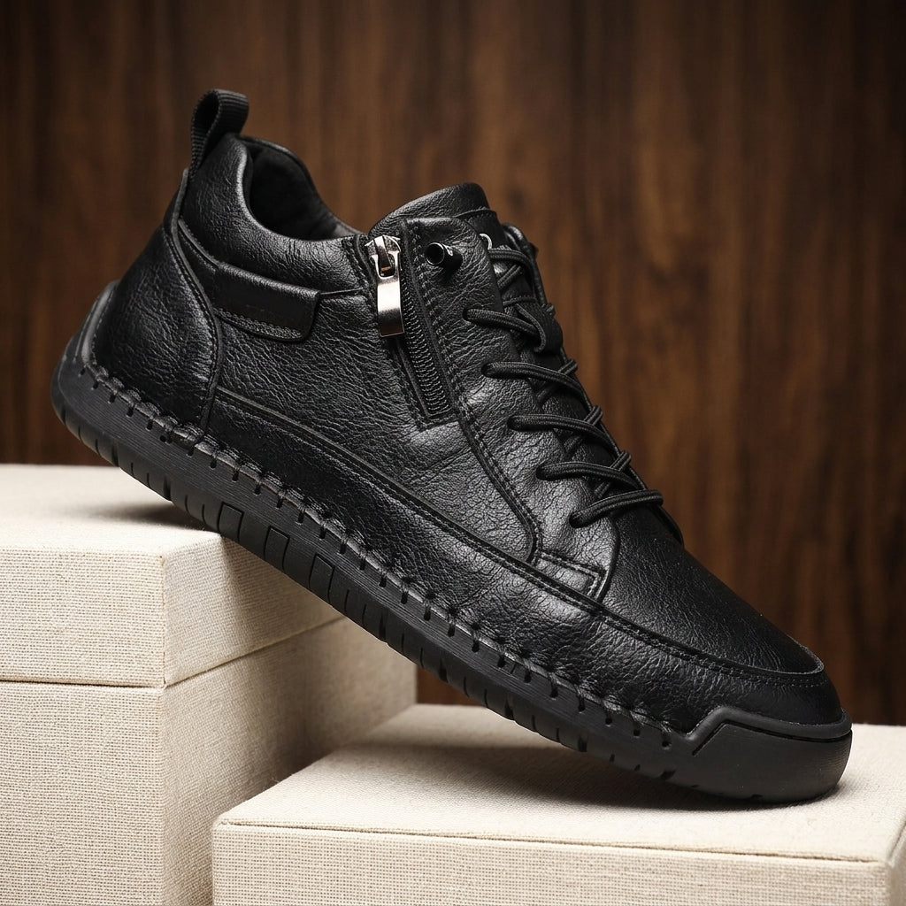 Men's Leather Lace-Up Boots