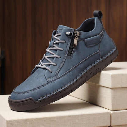 Men's Leather Lace-Up Boots