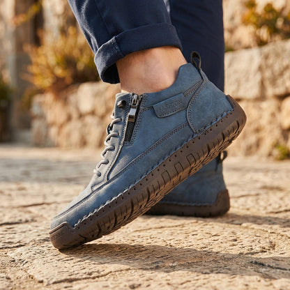 Men's Leather Lace-Up Boots
