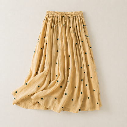 Women's A-Line Midi Skirt