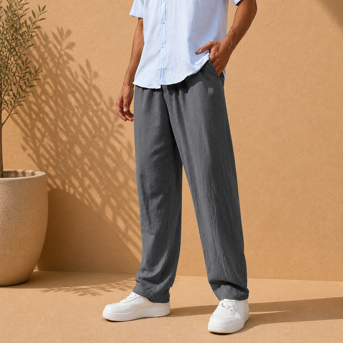 Men's Linen Trousers