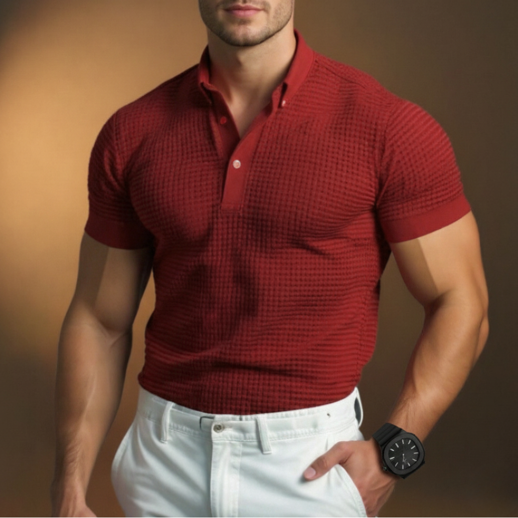 Men's Breathable Polo Shirt