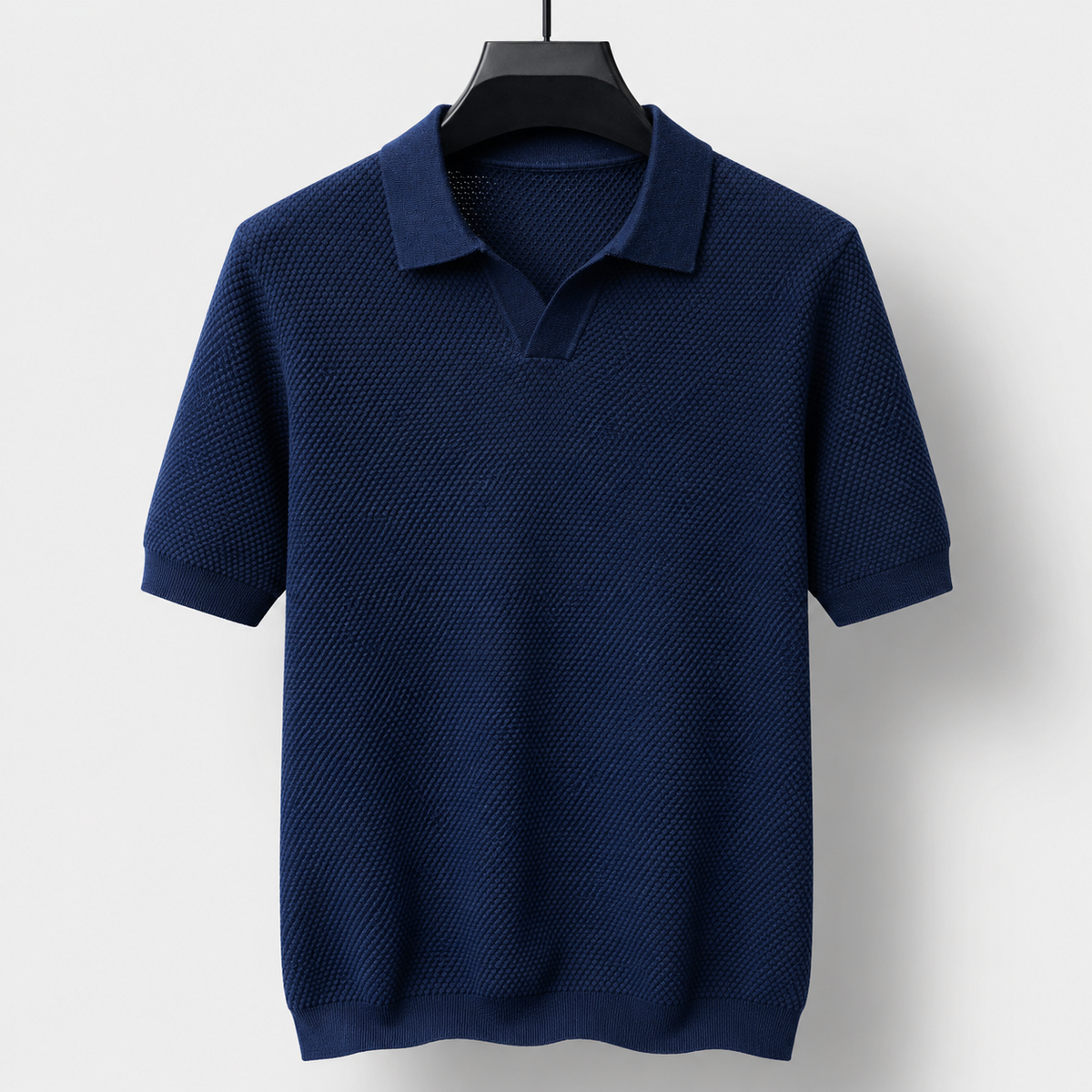 Men's Knitted Polo Shirt