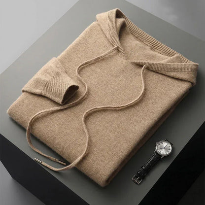 Men's Pure Merino Wool Hoodie