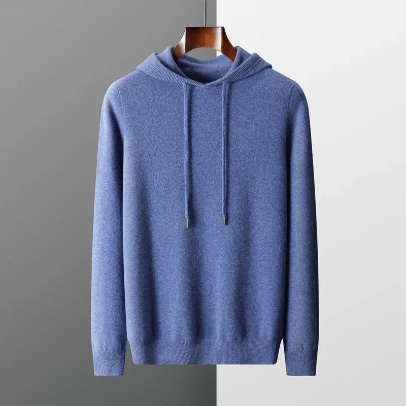 Men's Pure Merino Wool Hoodie